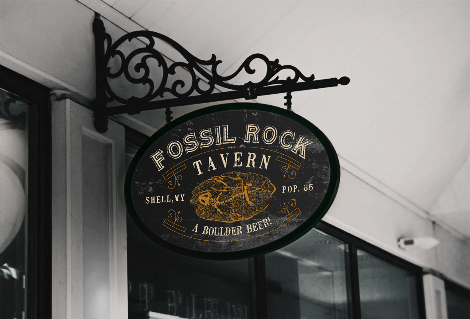 Logo Design by JonnyGeorgeson for THE FOSSIL ROCK TAVERN, LLC | Design #10544094