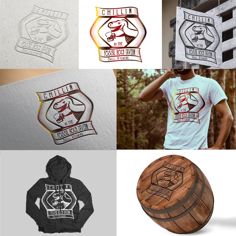 Logo Design by Nedjap for THE FOSSIL ROCK TAVERN, LLC | Design #10593829