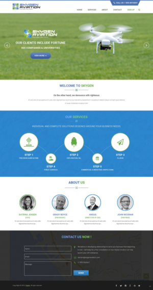 Diseño Web por pb para SkyGen Aviation | Diseño: #9511860