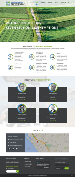 Web Design by pb for SkyGen Aviation | Design: #9511863