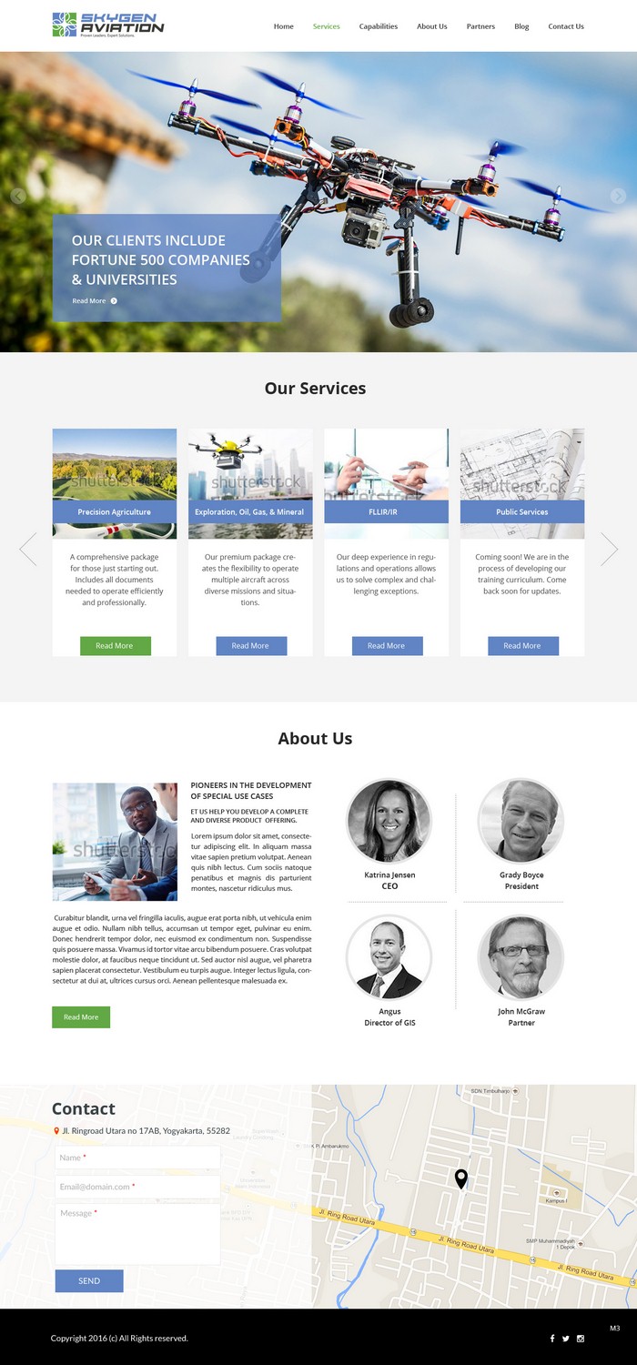 Web-Design von pb für SkyGen Aviation | Design #9511883