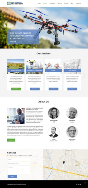 Diseño Web por pb para SkyGen Aviation | Diseño: #9511883