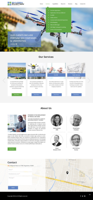 Diseño Web por pb para SkyGen Aviation | Diseño: #9511885