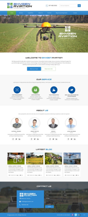 Diseño Web por pb para SkyGen Aviation | Diseño: #9511888