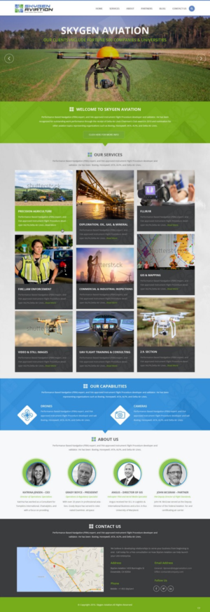 Diseño Web por pb para SkyGen Aviation | Diseño: #9511891