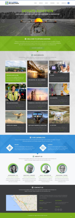 Web Design by pb for SkyGen Aviation | Design: #9511893