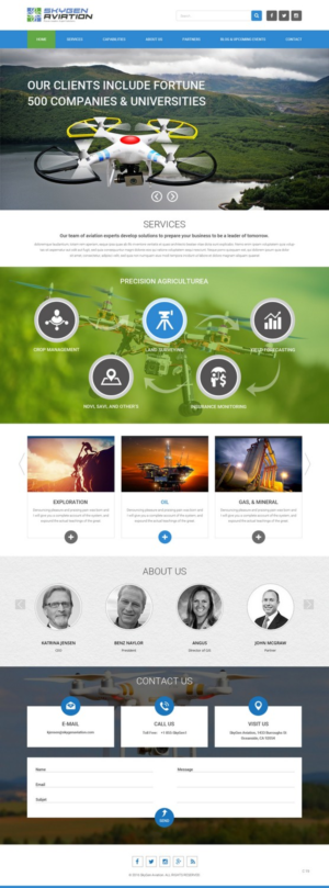 Web Design by pb for SkyGen Aviation | Design: #9511894