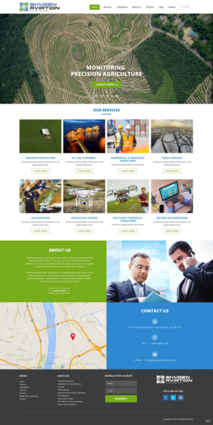 Web Design by pb for SkyGen Aviation | Design: #9511922