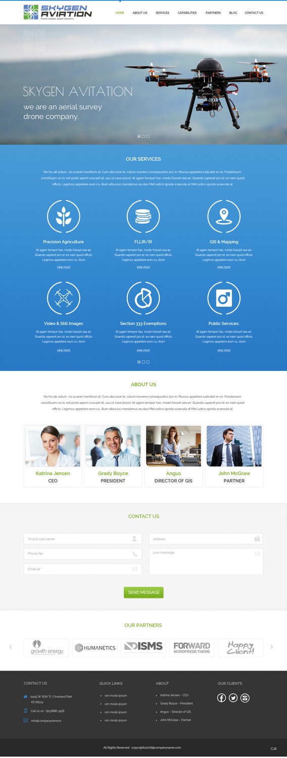 Diseño Web por pb para SkyGen Aviation | Diseño #9511924