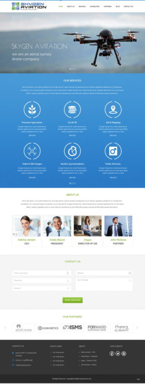 Diseño Web por pb para SkyGen Aviation | Diseño: #9511924