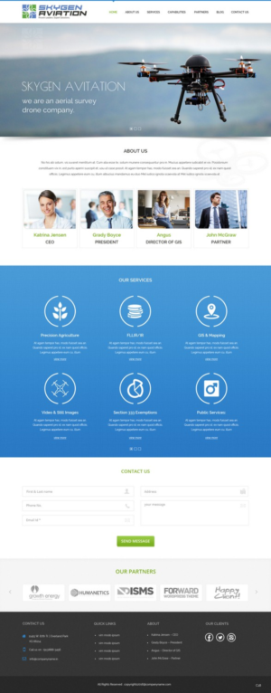 Diseño Web por pb para SkyGen Aviation | Diseño: #9511925