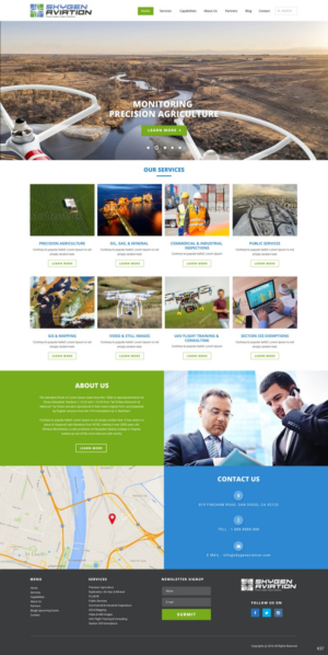 Web Design by pb for SkyGen Aviation | Design: #9511927