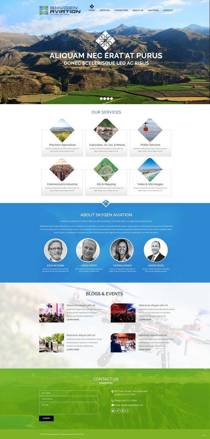 Diseño Web por pb para SkyGen Aviation | Diseño #9511946