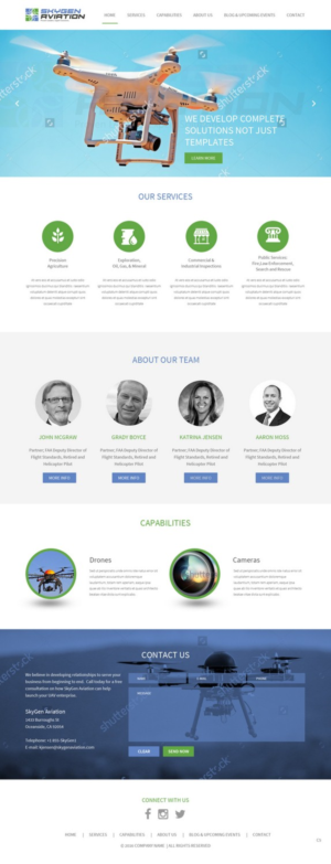 Web Design by pb for SkyGen Aviation | Design: #9533142