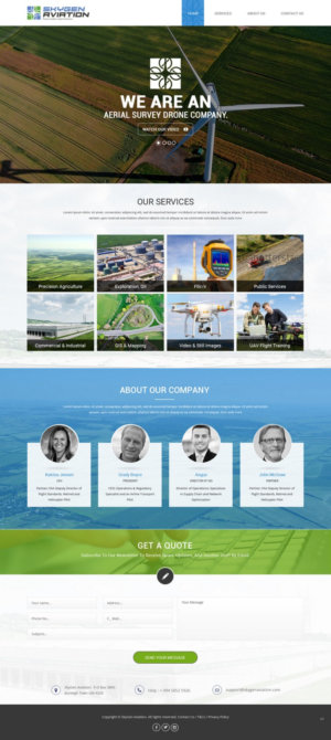 Web Design by pb for SkyGen Aviation | Design: #9533145