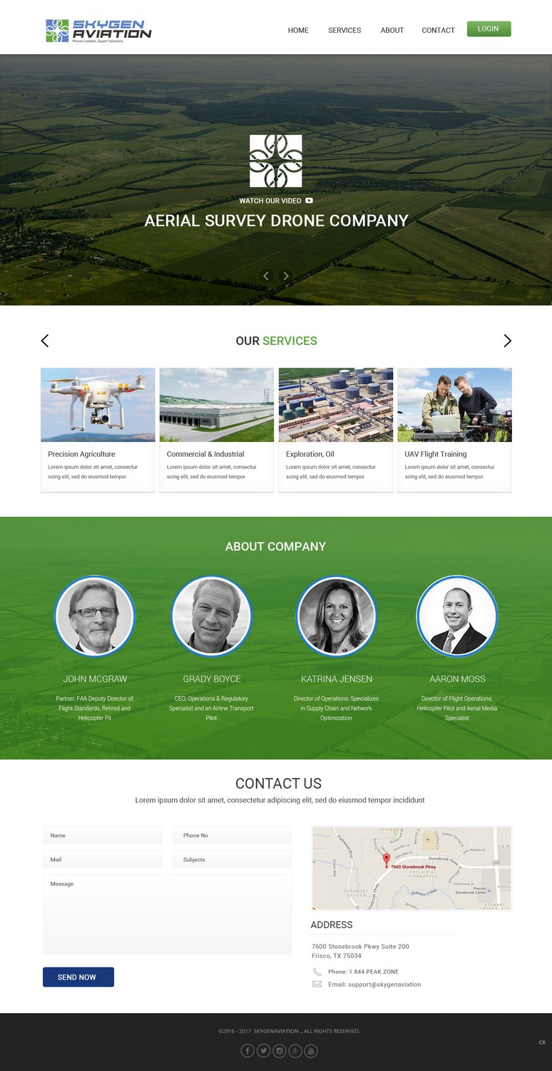Web Design by pb for SkyGen Aviation | Design #9533163