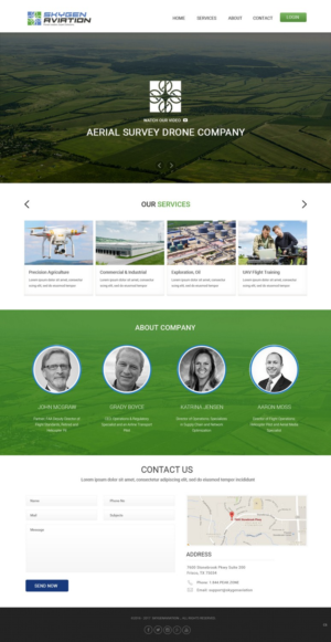 Web Design by pb for SkyGen Aviation | Design: #9533163