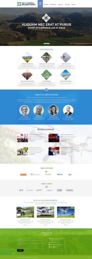 Web Design by pb for SkyGen Aviation | Design: #9603064