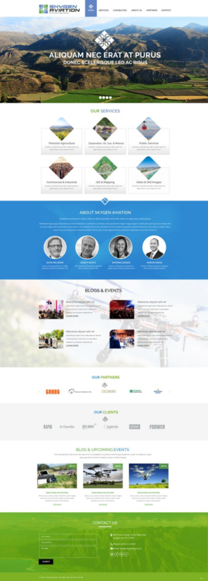 Web Design by pb for SkyGen Aviation | Design: #9603068