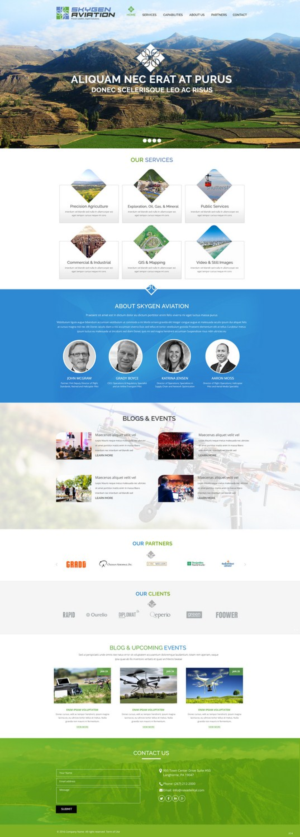Diseño Web por pb para SkyGen Aviation | Diseño: #9603069