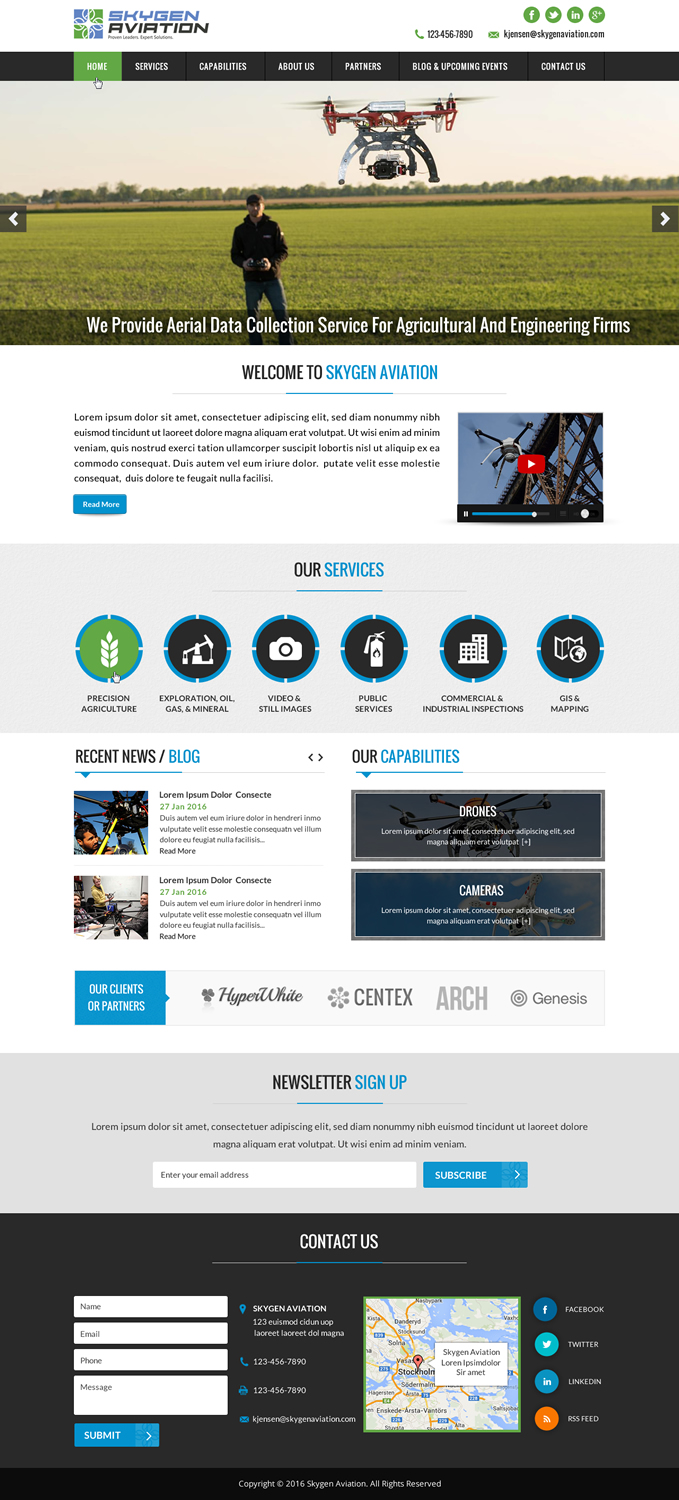 Web-Design von Sbss für SkyGen Aviation | Design #9551434