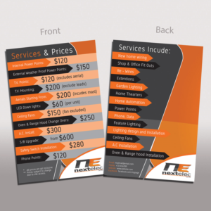 Flyer Design by Awash for this project | Design: #9712024