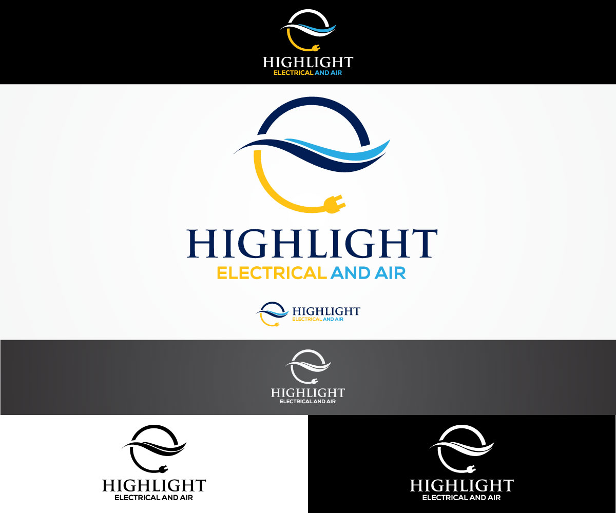 Logo Design by sangeloenriquez for Highlight Electrical and Air Services  | Design #9520192