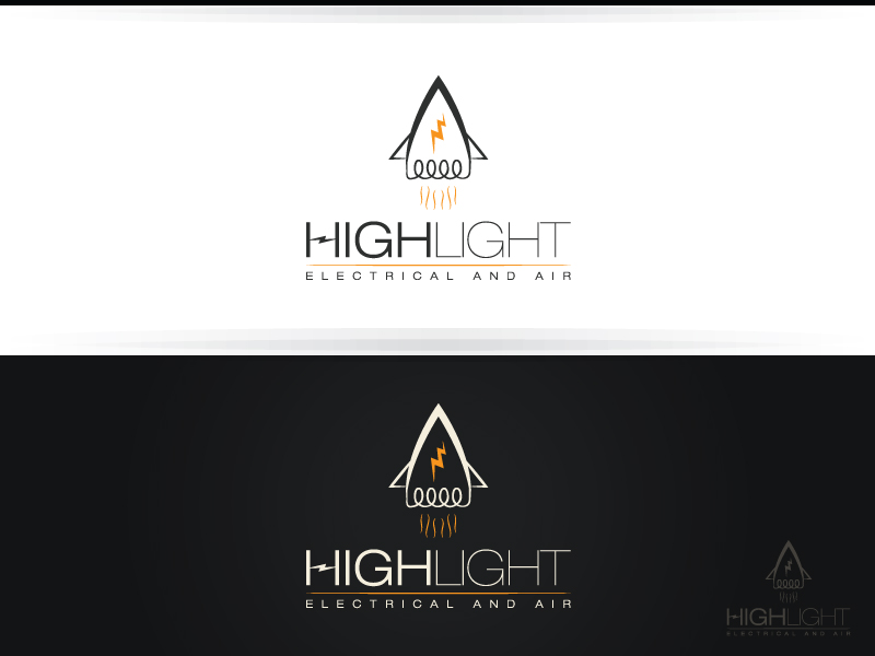 Logo Design by noishotori for Highlight Electrical and Air Services  | Design #9520067