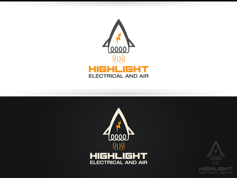 Logo Design by noishotori for Highlight Electrical and Air Services  | Design #9520068