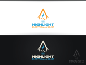 Logo Design by noishotori for Highlight Electrical and Air Services  | Design: #9520071