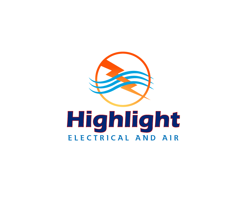 Logo Design by pivotaldesign.biz for Highlight Electrical and Air Services  | Design #9527333
