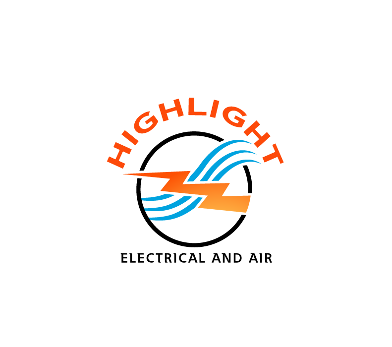 Logo Design by pivotaldesign.biz for Highlight Electrical and Air Services  | Design #9527337