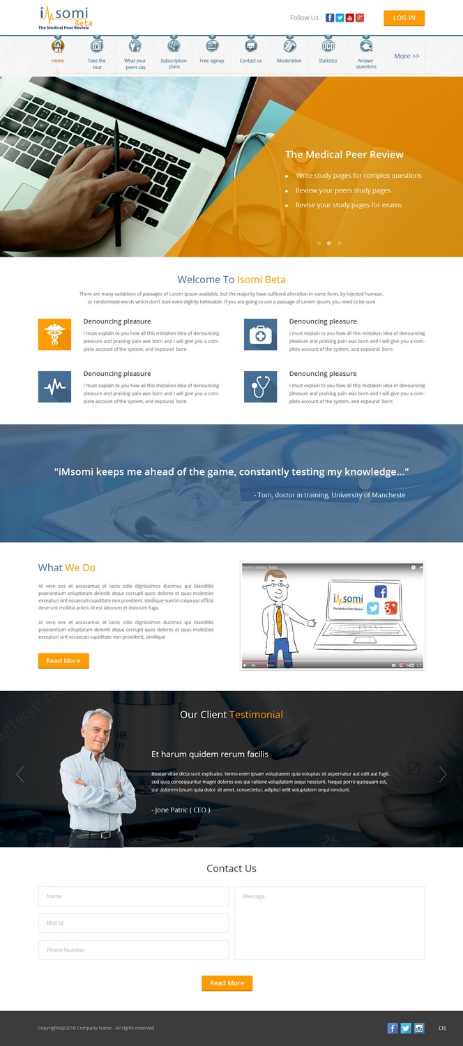 Web Design by pb for iMsomi Ltd | Design #9562730