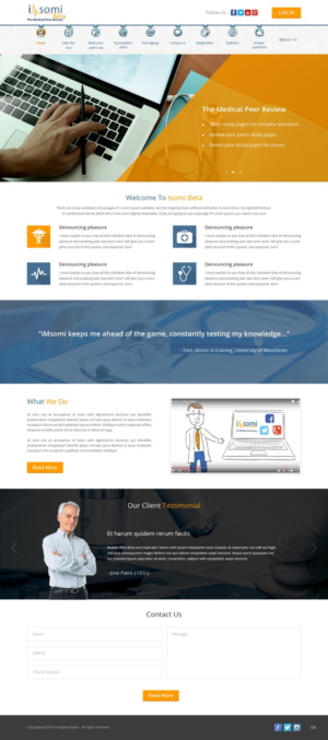 Web Design by pb for iMsomi Ltd | Design: #9562730