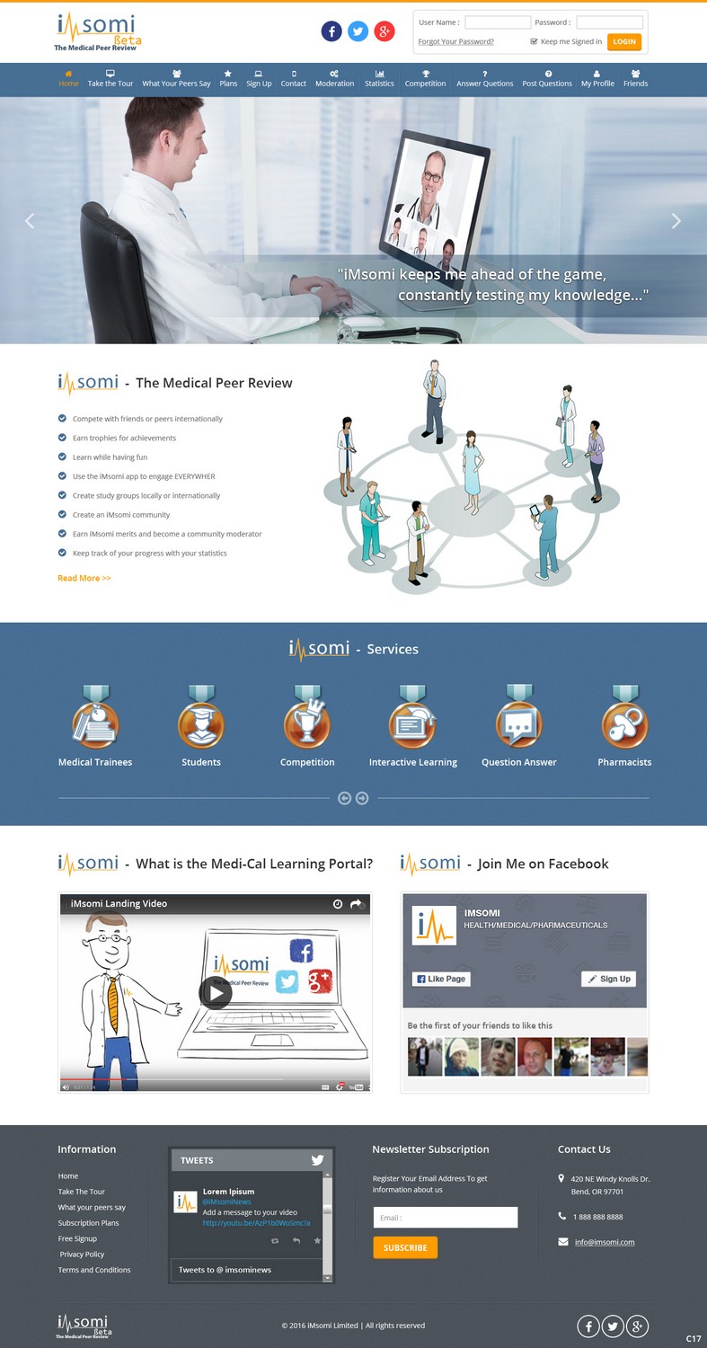 Web Design by pb for iMsomi Ltd | Design #9562731