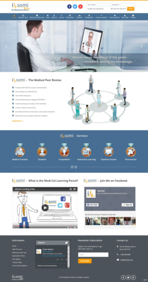 Web Design by pb for iMsomi Ltd | Design: #9562731