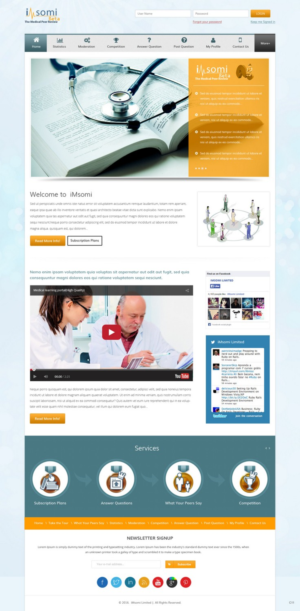 Web Design by pb for iMsomi Ltd | Design: #9574235