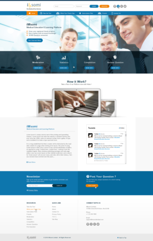 Web Design by Ved Web Services for iMsomi Ltd | Design: #9580640