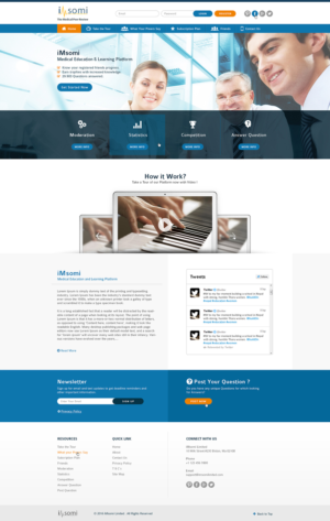Web Design by Ved Web Services for iMsomi Ltd | Design: #9580642
