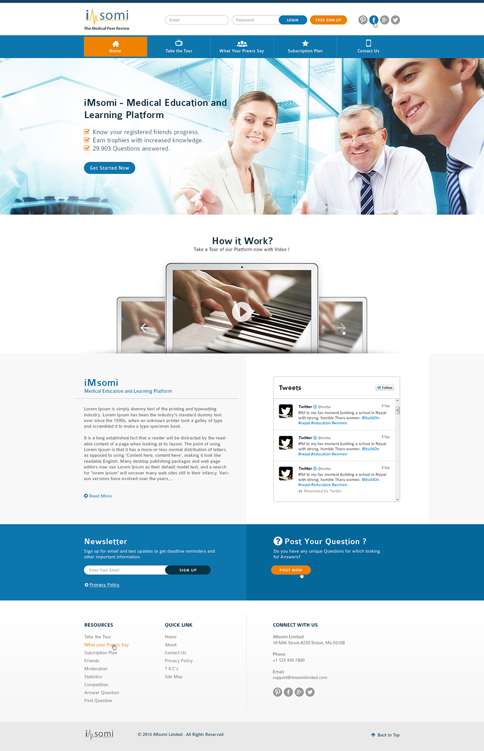 Web Design by Ved Web Services for iMsomi Ltd | Design #9600475