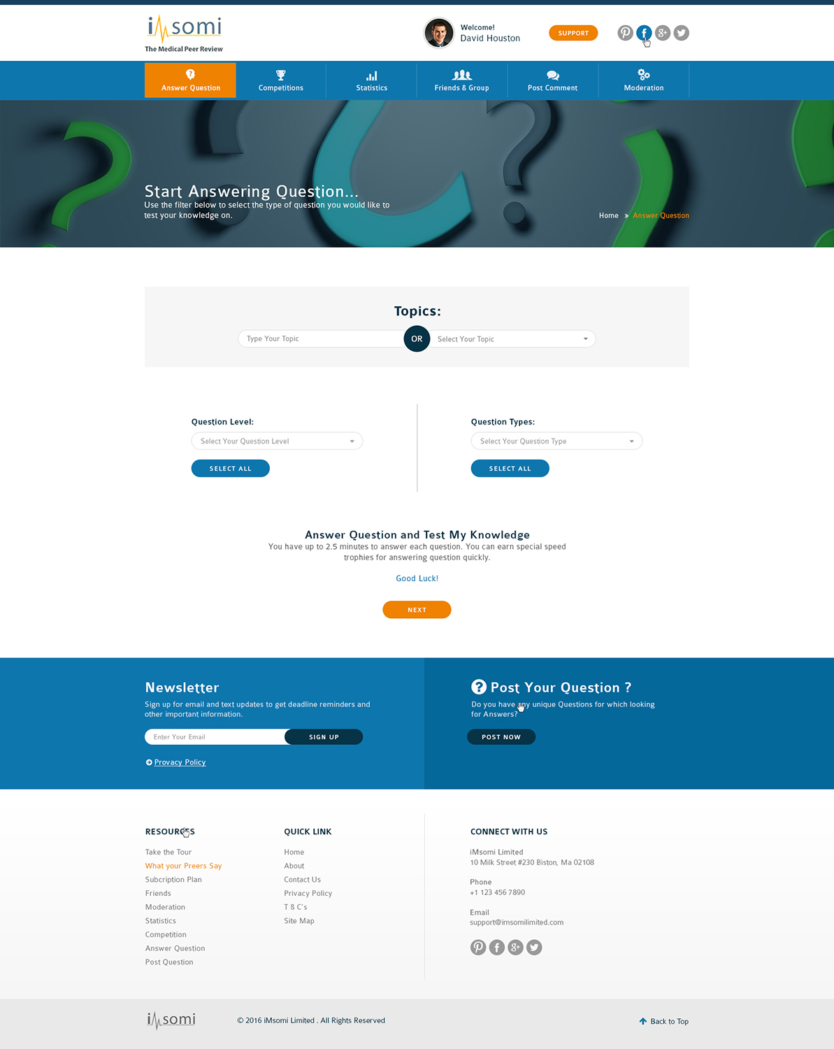 Web Design by Ved Web Services for iMsomi Ltd | Design #9600476