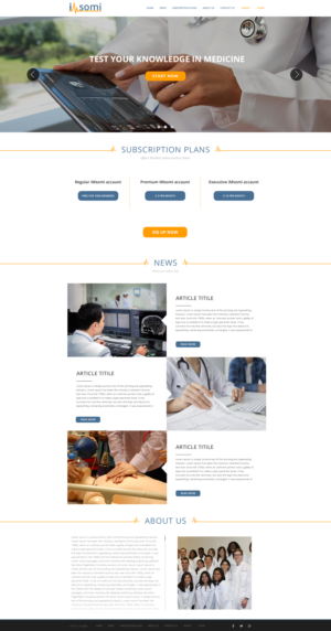 Web Design by dii for iMsomi Ltd | Design: #9728264