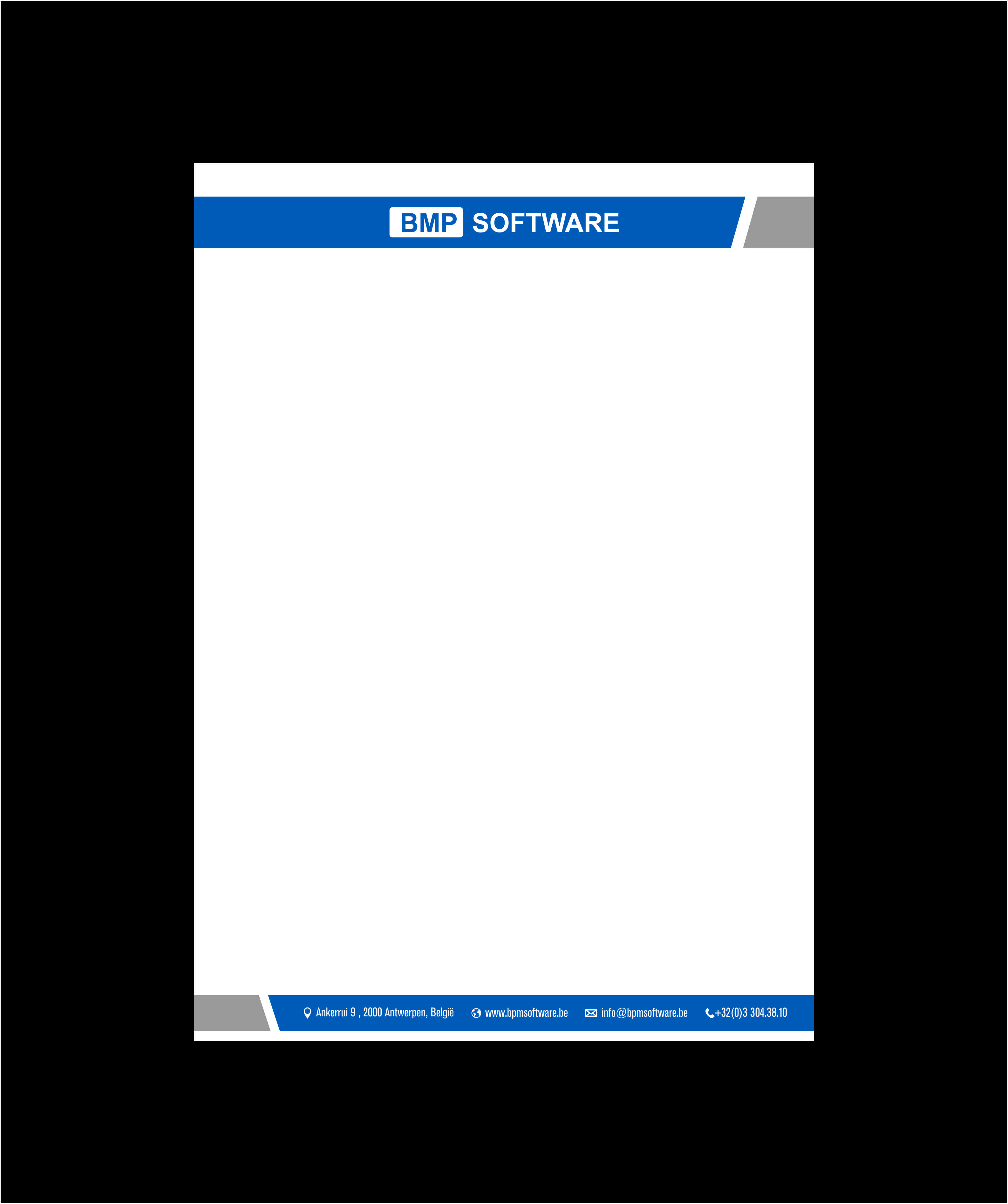 Letterhead Design by bizz.mahesh for BPM Software | Design #9521993