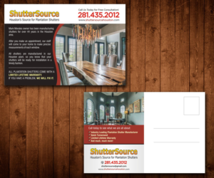Postcard Design by Designers Hub for SHUTTER SOURCE | Design: #9517264