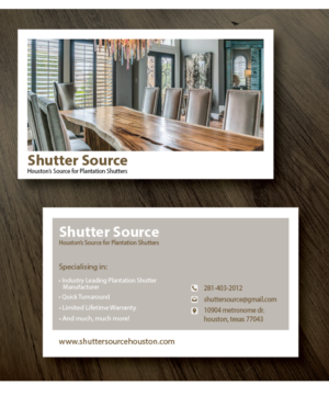Postcard Design by alex989 for SHUTTER SOURCE | Design: #9530380