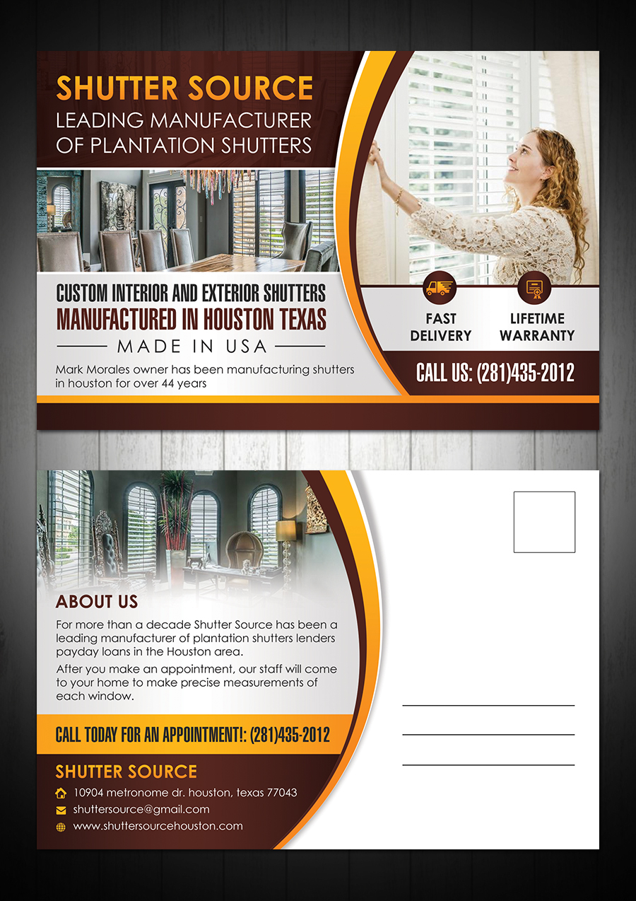 Design de Carte Postale par Deepak_9_Malhotra pour SHUTTER SOURCE | Design #9530671