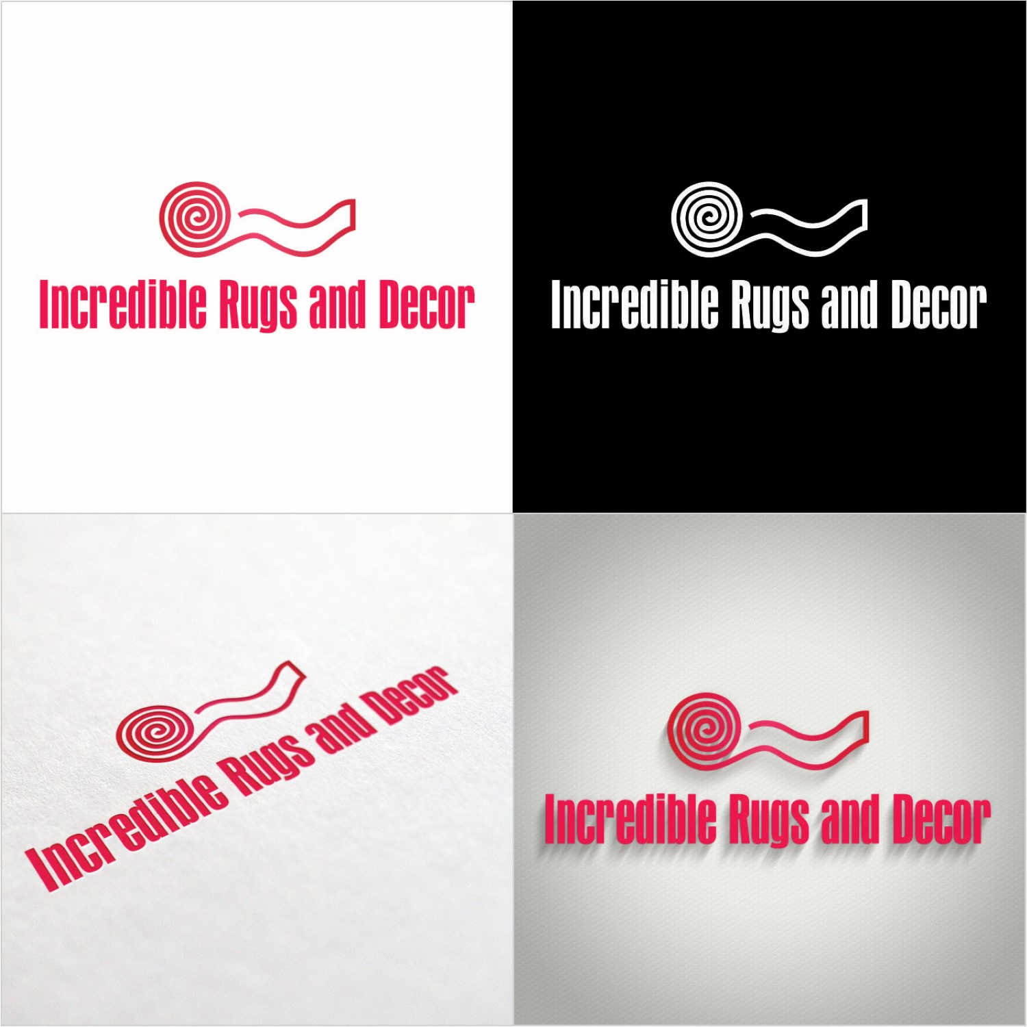 Logo Design by DG for Incredible Rugs and Decor | Design #9542805
