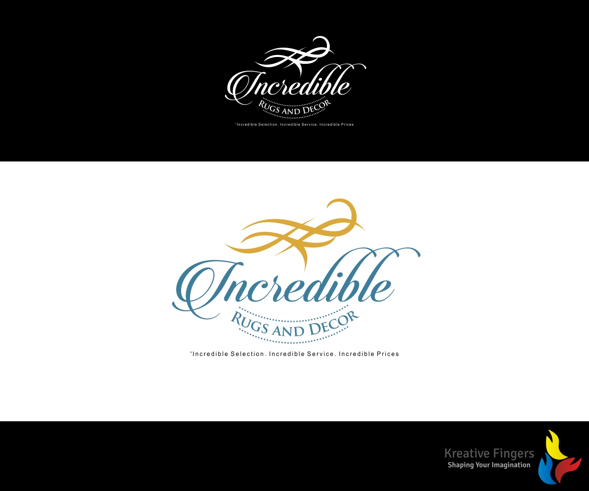Logo Design by Kreative Fingers for Incredible Rugs and Decor | Design #9530324