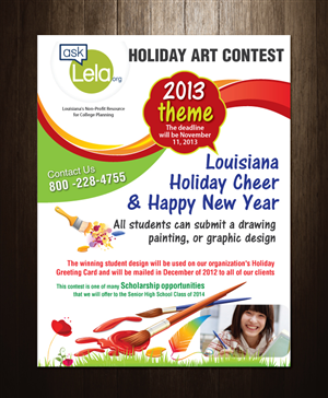 Holiday Art Contest Flyer | Flyer Design by meet007