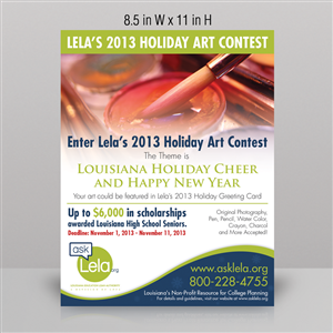 Flyer Design by Mon01 for Lela | Design: #2096568